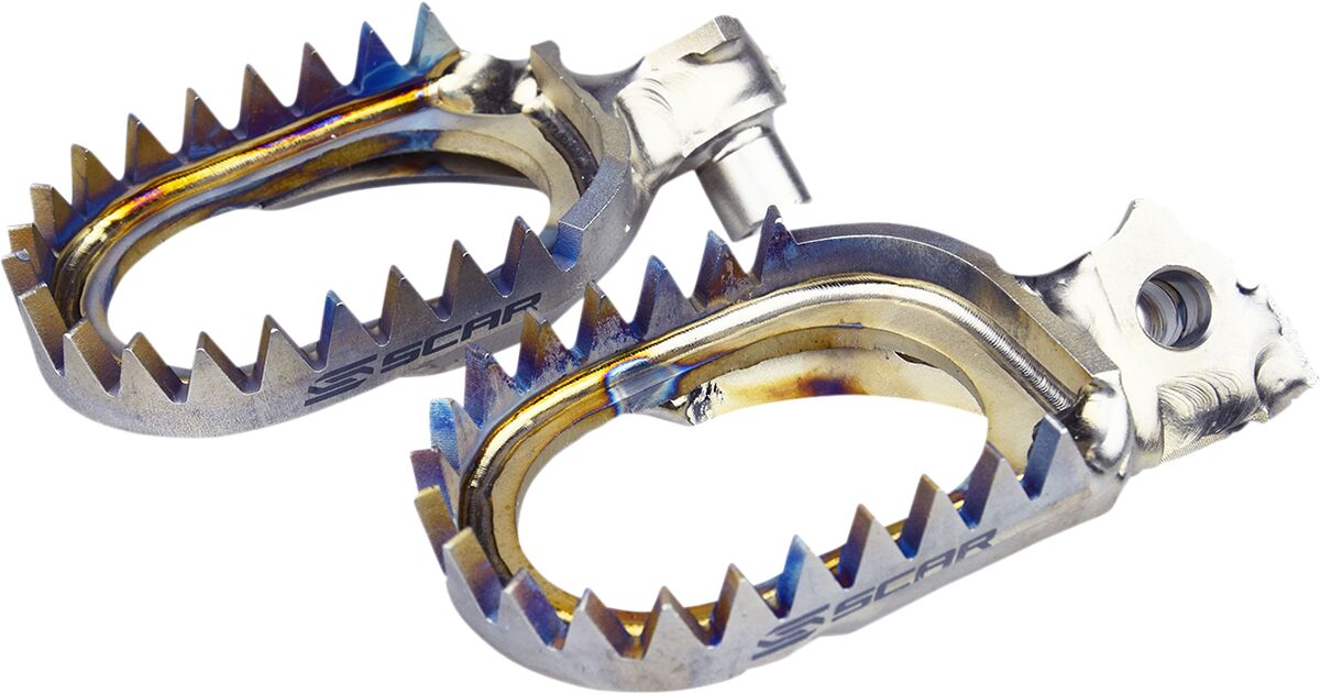 Scar Racing FOOTPEGS MUD TITANIUM YZ/YZF/K S1516AM
