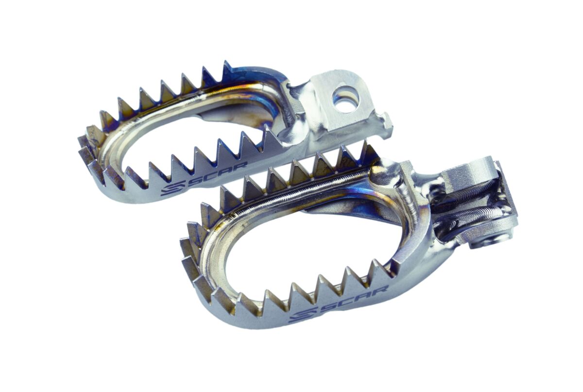 Scar Racing FOOTPEGS MUD TITANIUM KTM/HVA S5517AM