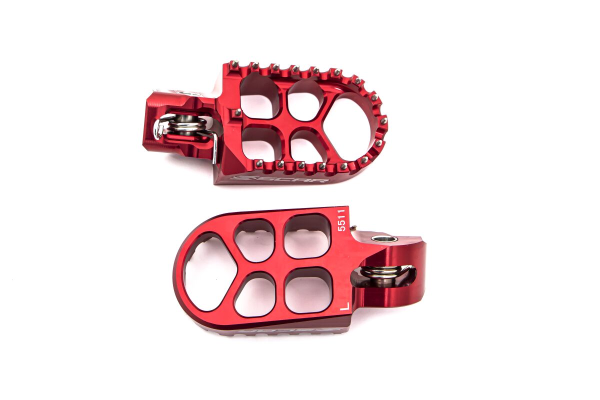 Scar Racing FOOTPEGS EVO GASGAS RED S5511RD