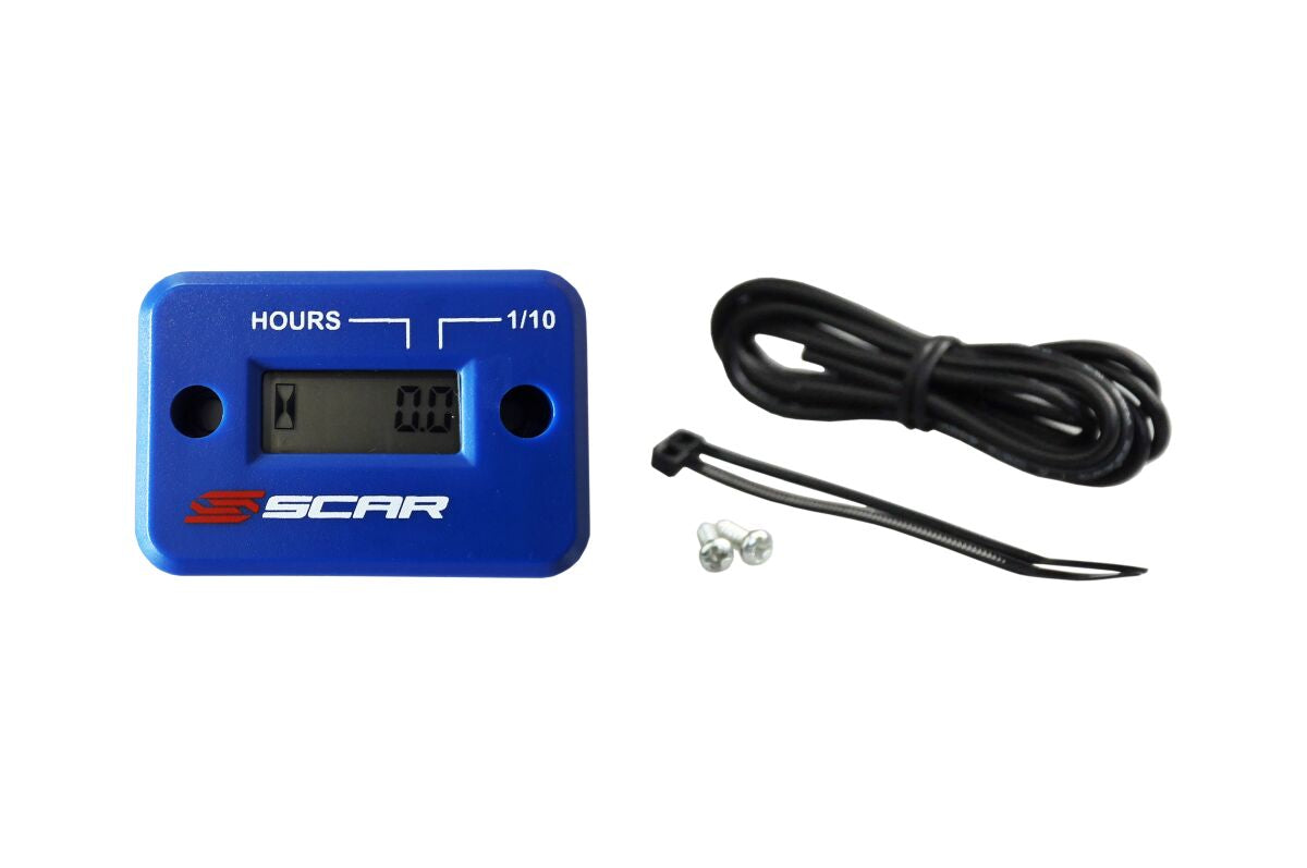 Scar Racing HOUR METER BLUE HMBL