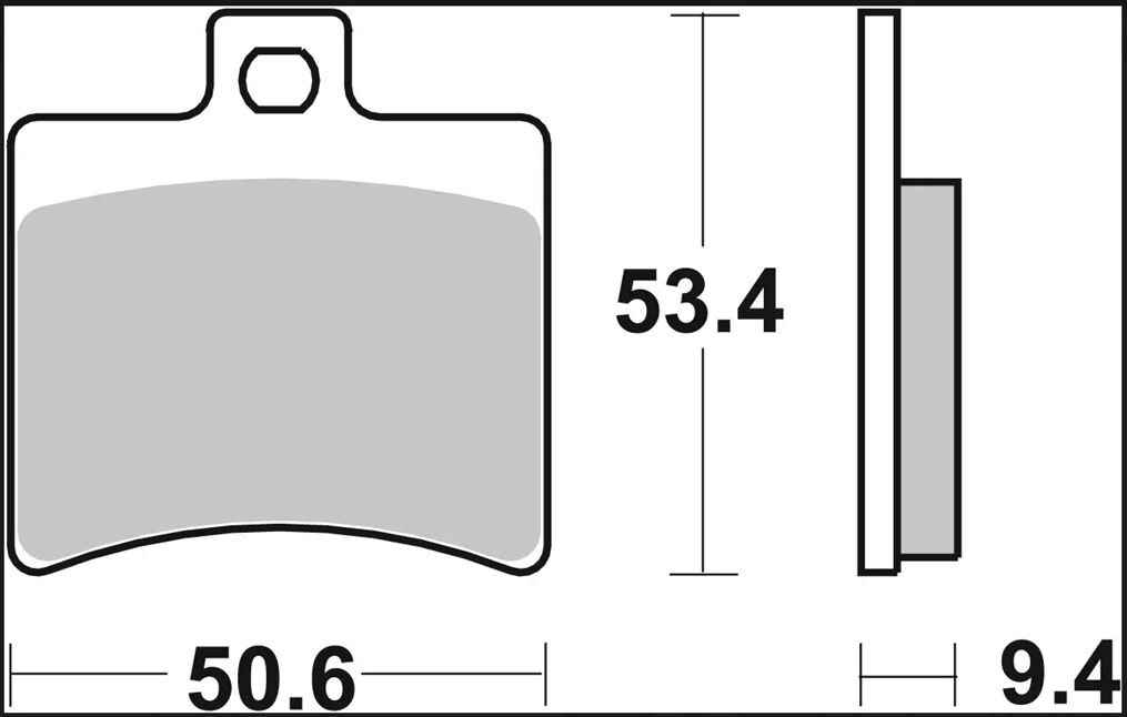 BREMBO BRAKE PAD SINTER XS SCOOTER 07020XS