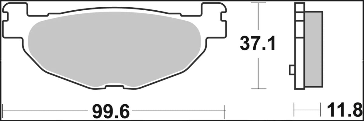 BREMBO BRAKE PAD SINTER XS SCOOTER 07059XS