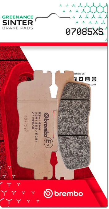 BREMBO BRAKE PAD SINTER XS SCOOTER 07085XS