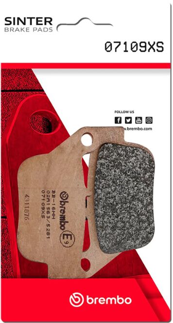 BREMBO BRAKE PAD SINTER XS SCOOTER 07109XS