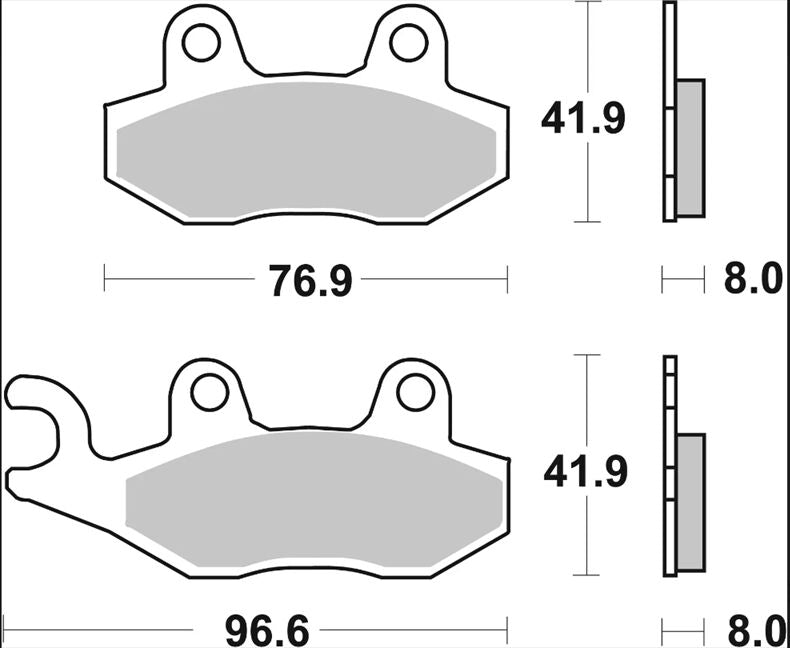 BREMBO BRAKE PAD SINTER SD OFFROAD 07SU12SD