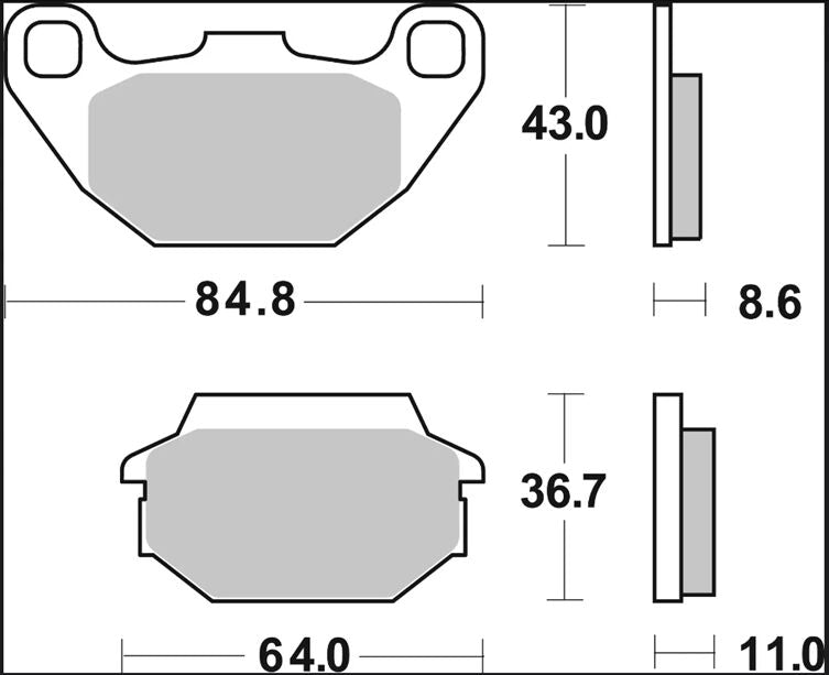 BREMBO BRAKE PAD GENUINE CARBON CERAMIC 07022