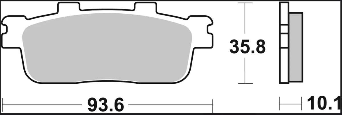 BREMBO BRAKE PAD GENUINE CARBON CERAMIC 07040