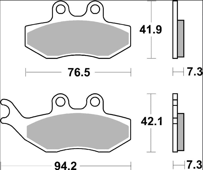BREMBO BRAKE PAD GENUINE CARBON CERAMIC 07049