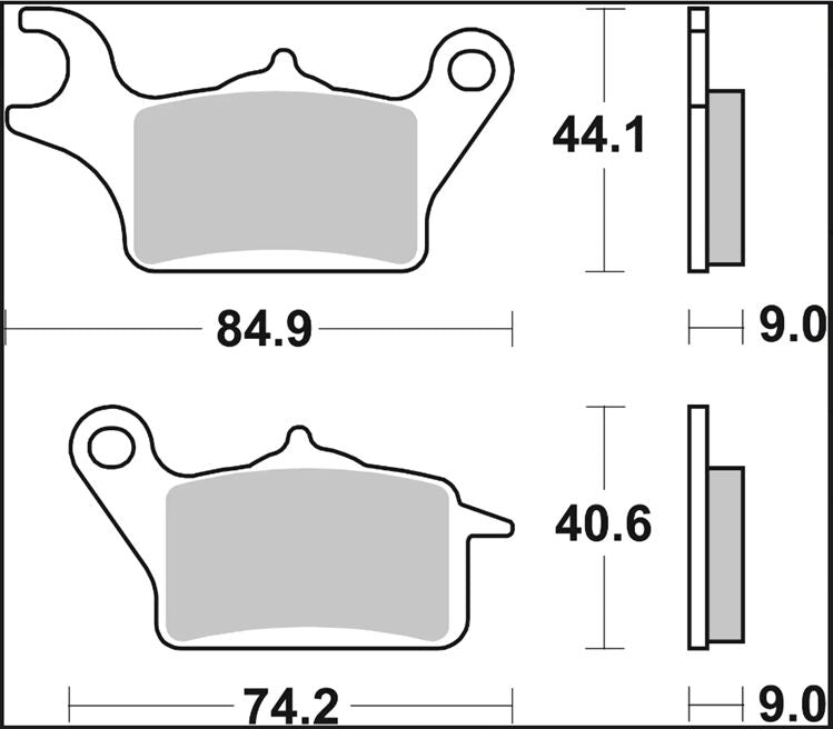 BREMBO BRAKE PAD GENUINE CARBON CERAMIC 07111