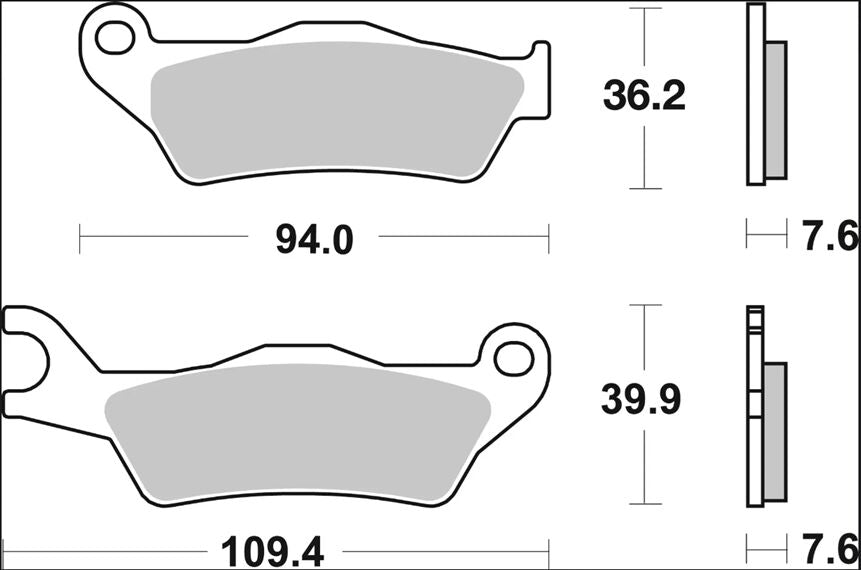 BREMBO BRAKE PAD GENUINE CARBON CERAMIC 07120