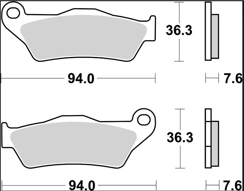 BREMBO BRAKE PAD GENUINE CARBON CERAMIC 07001