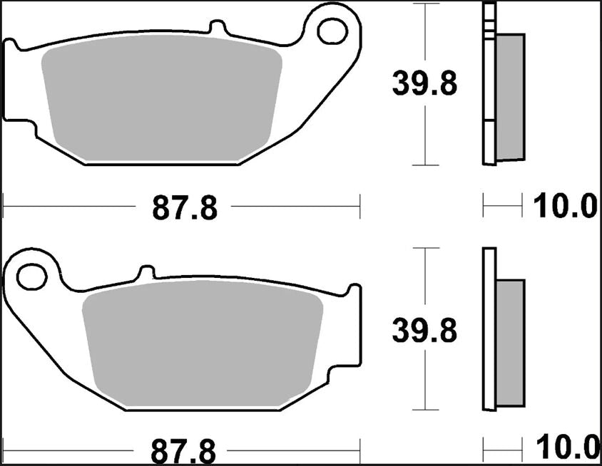 BREMBO BRAKE PAD CC CARBON CERAMIC 07HO61CC
