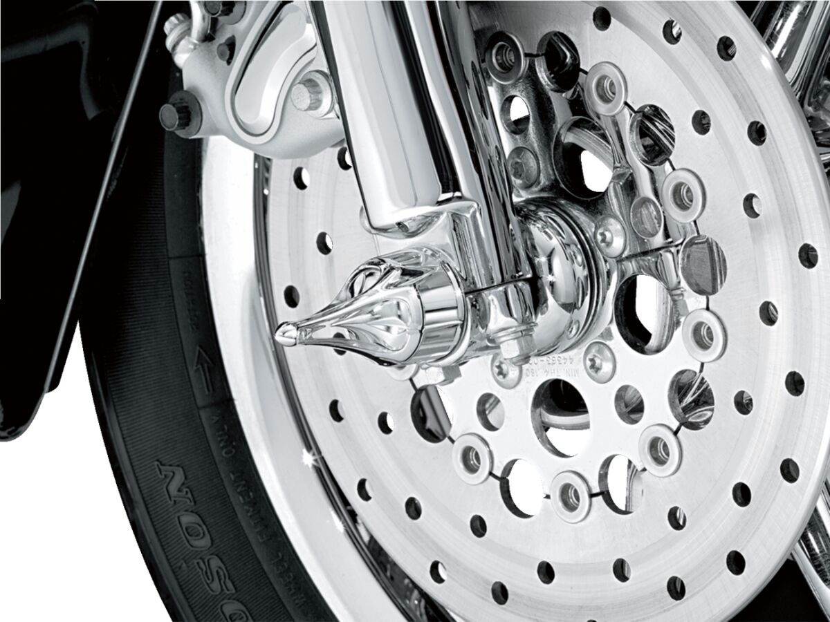 KURYAKYN CAPS ROMAN AXLE - HD - CHROME KUR1225