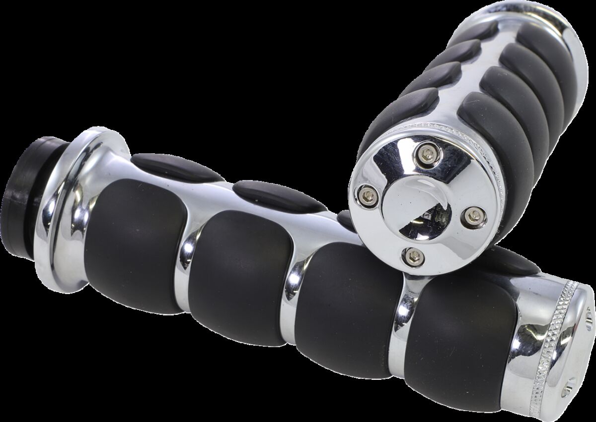 KURYAKYN GRIPS ISO - 5 3/4 LONG - CHROM KUR6235