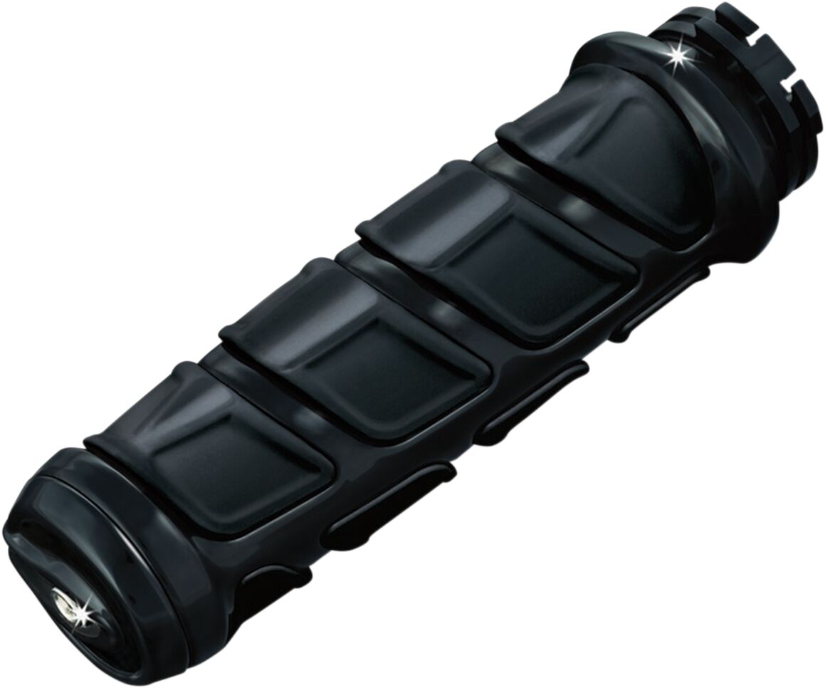 KURYAKYN GRIPS KINETIC FOR KAWASAKI SUZUKI VICTORY & YAMAHA BLACK KUR6376