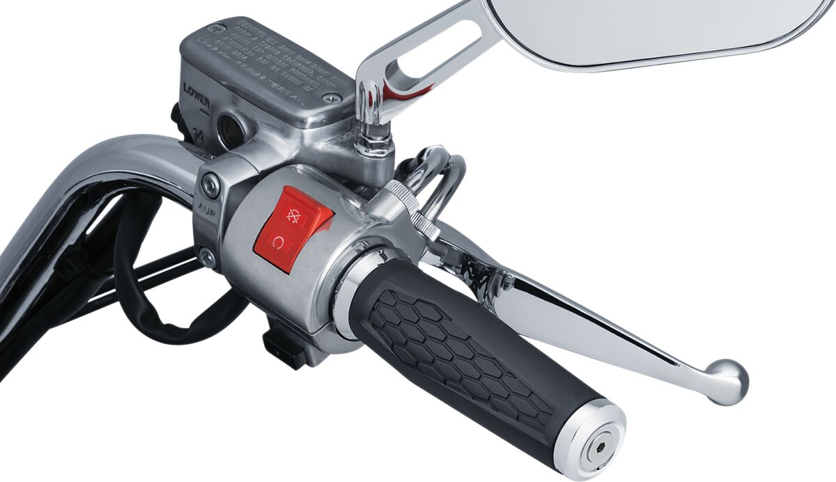 KURYAKYN UNIVERSAL GRIPS HEX - CHROME - KUR5926