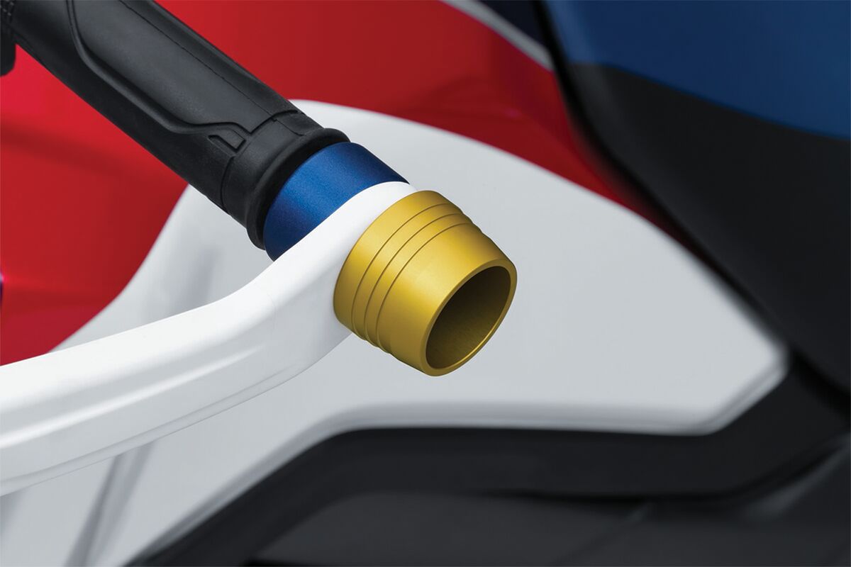 KURYAKYN Gold Africa Twin Handlebar End Sliders KUR3822