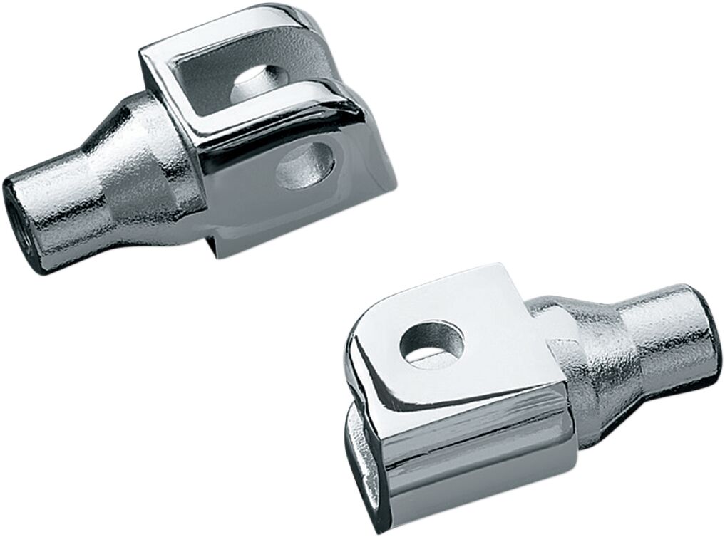 KURYAKYN TAPERED PEG ADAPTERS FOR CAN-AM HONDA & SUZUKI CHROME KUR7939