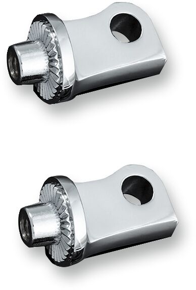 KURYAKYN SPLINED PEG ADAPTERS FOR XL CHROME KUR8884