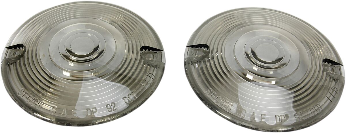 KURYAKYN REPLACEMENT LENSES FOR STOCK TURN SIGNALS SMOKE KUR4997