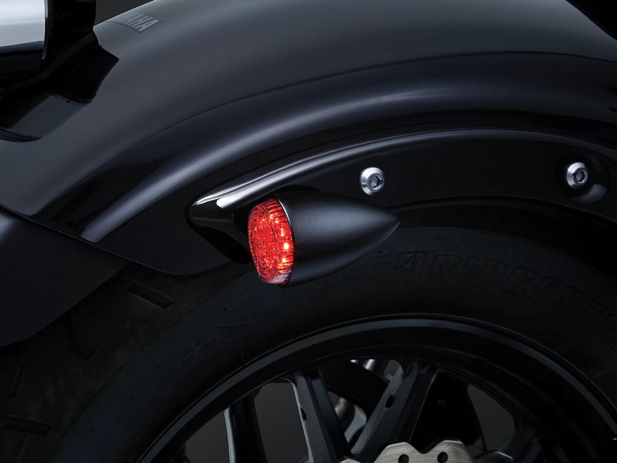 KURYAKYN TORPEDO LIGHTS RUN-TURN-BRAKE MATTE BLACK KUR2509
