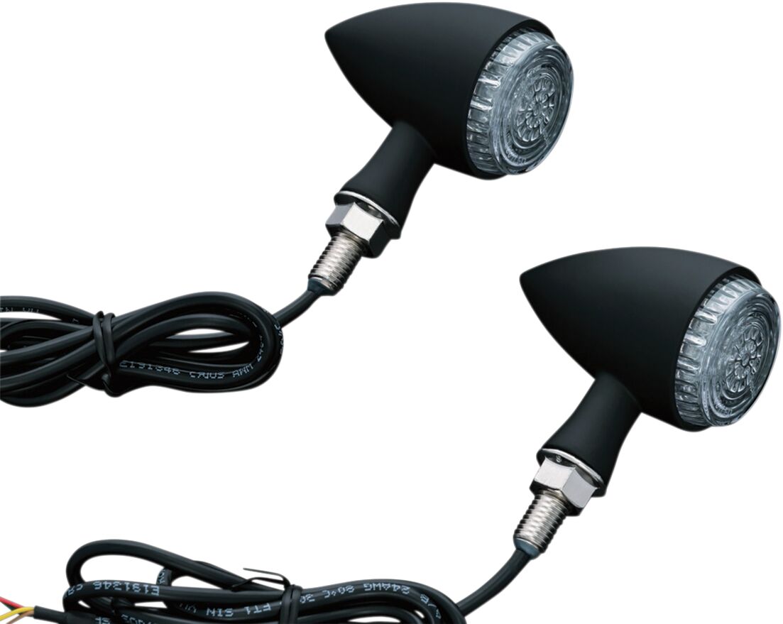 KURYAKYN TORPEDO INDICATOR LIGHTS TURN ONLY BLACK KUR2510