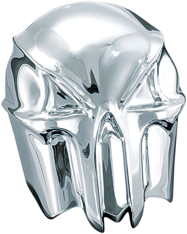 KURYAKYN HORN COVER SKULL CHROME KUR7718