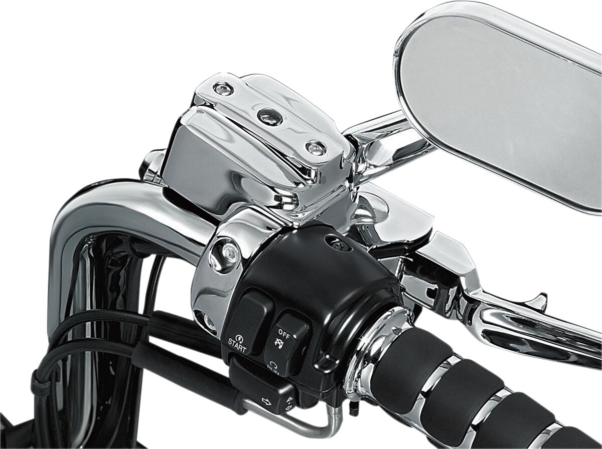 KURYAKYN CHROME BRAKE & CLUTCH CONTROL DRESS-UP KIT HD F/SINGLE DISC KUR9126