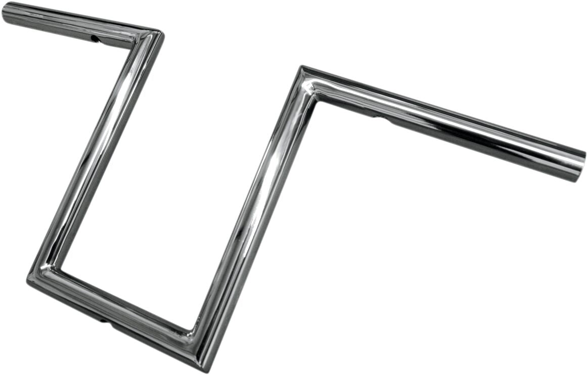 LA CHOPPERS 1" NARROW Z-BARS 10" RISE CHROME UNIVERSAL LA-7380-10