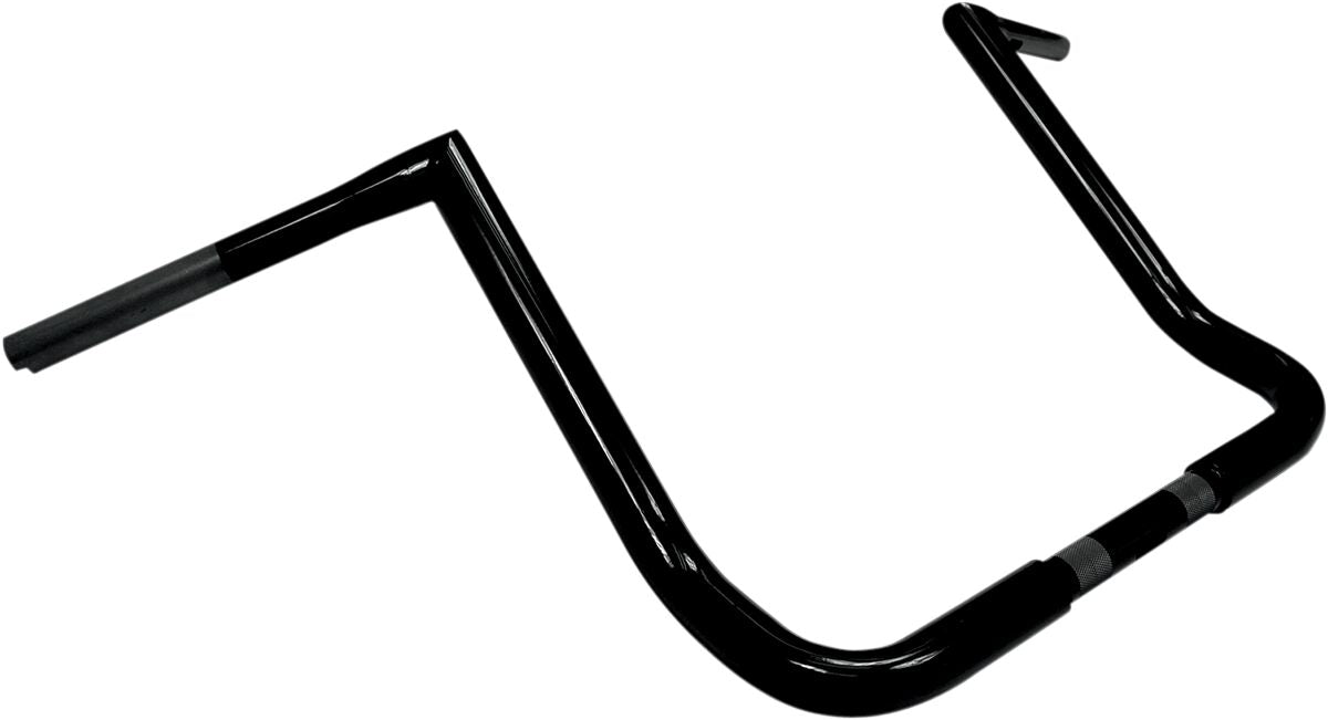 LA CHOPPERS 14" BAGGER TWIN PEAKS APE HANGER - 1.25" BLACK LA-7361-14B