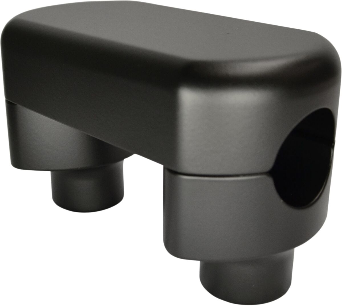 LA CHOPPERS 31,8 MM (1 1/4") HANDLEBAR RISER / 38,1 MM (1,5") RISE / BLACK-FLAT / LA-7446-01M