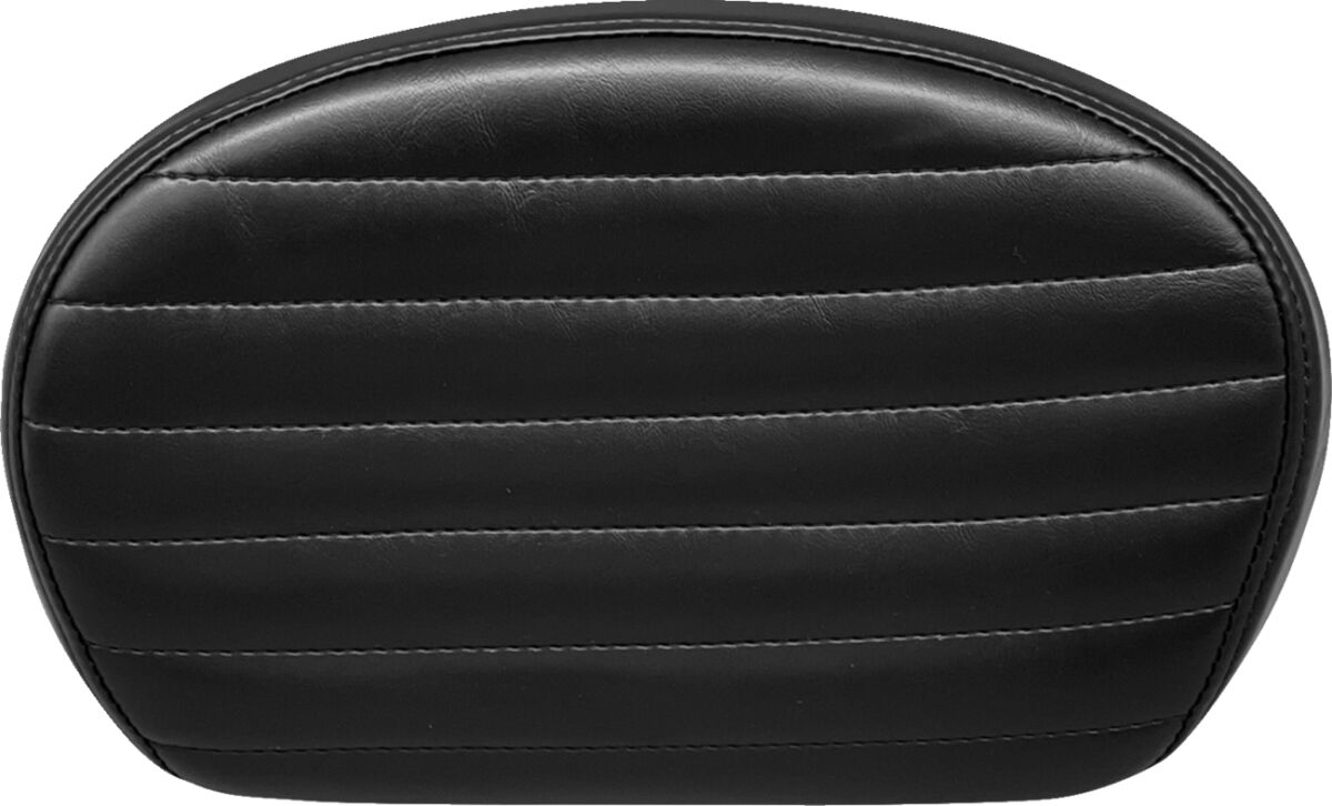 LE PERA Sissy Bar Pad - Pleated - Shiny - Medium L-SBP02PT-SH