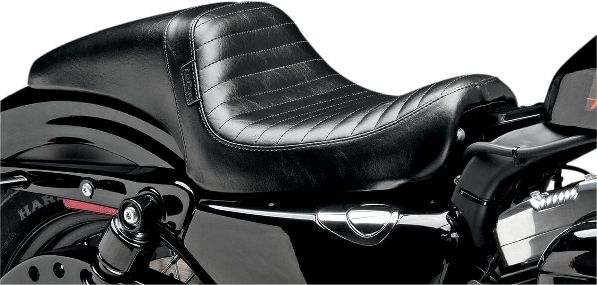 LE PERA SEAT DAYTONA FULL-LENGTH PLEATED BLACK LK-542PT