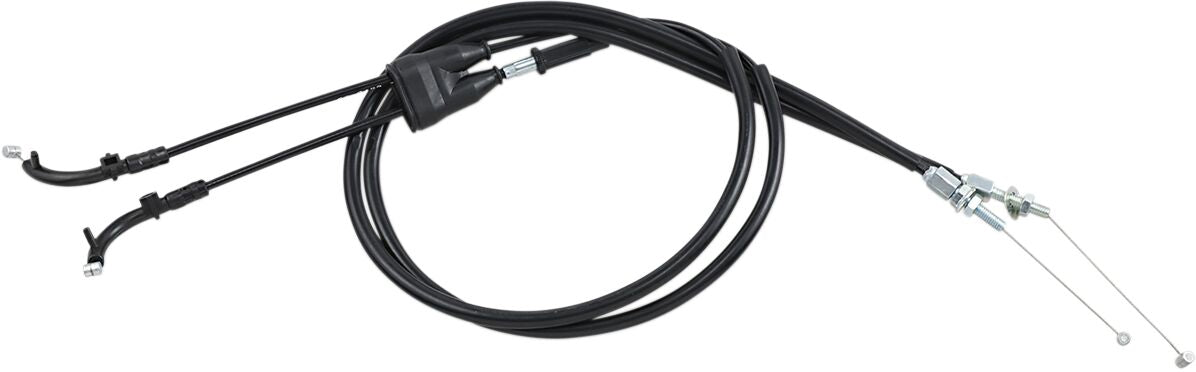 MOTION PRO MOTION PRO THROTTLE CABLE PUSH PULL SET COIL WOUND BLACK VINYL KAWASAKI 03-0429