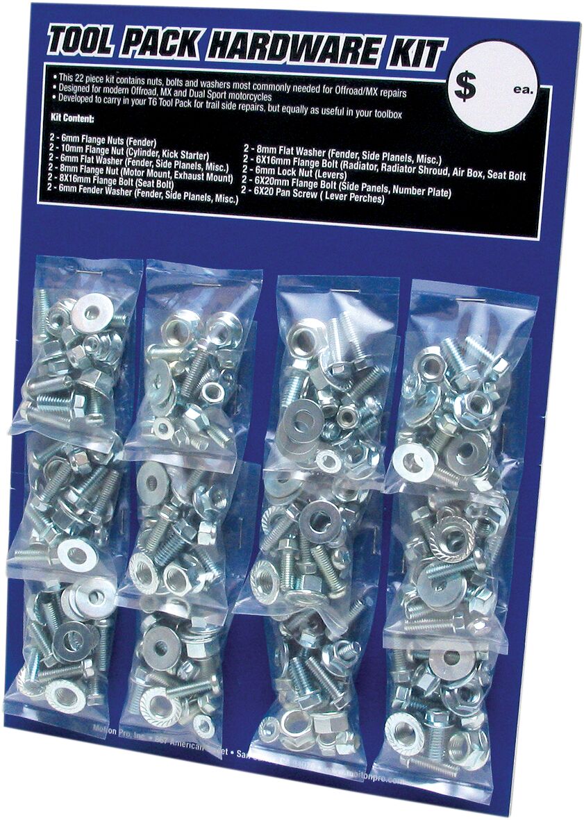 MOTION PRO HARDWARE KIT ZINC 12PK 33-1200