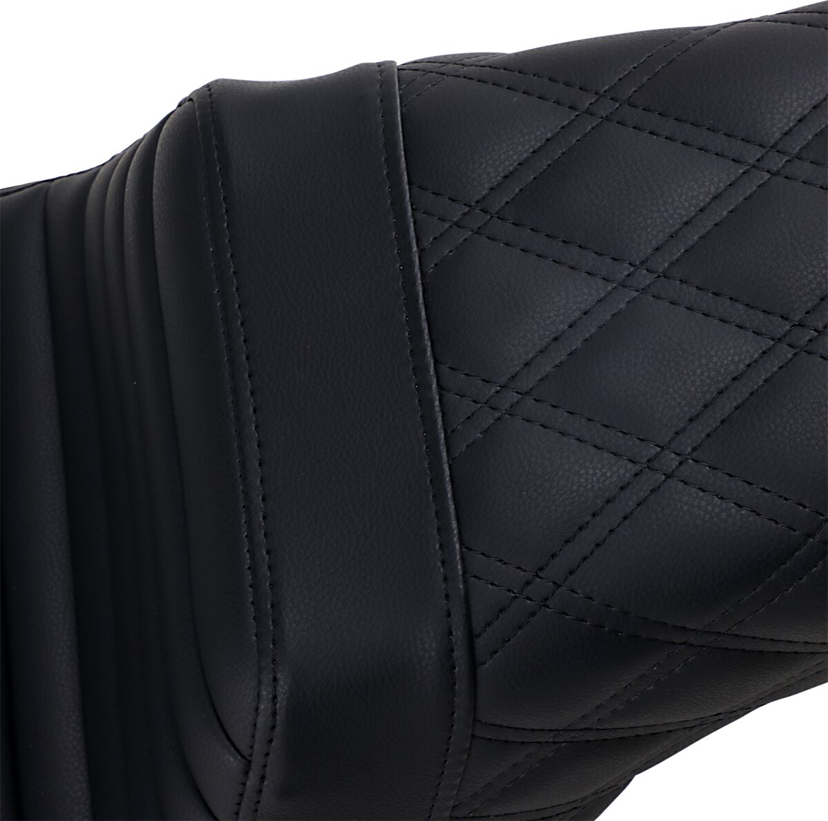 SADDLEMEN SEAT STEPUP TR & LS BLCK 806-04-176