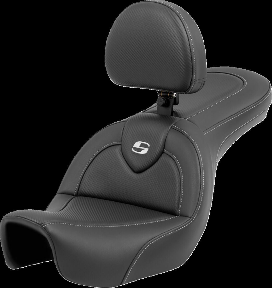 SADDLEMEN SEAT ROADSOFA CF WITH BACKREST 806-04-185BR