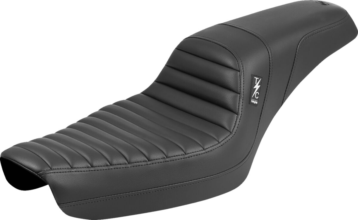 SADDLEMEN Thrashin' Pro Series Seat - Tuck-n-Roll - Dyna TS89604T