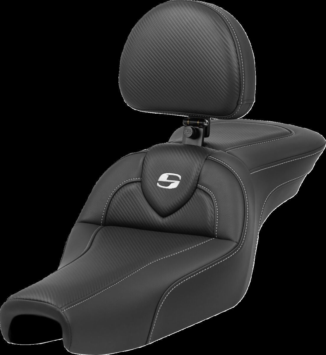 SADDLEMEN SEAT ROADSOFA CF W/ BACKREST 807-11-185BR