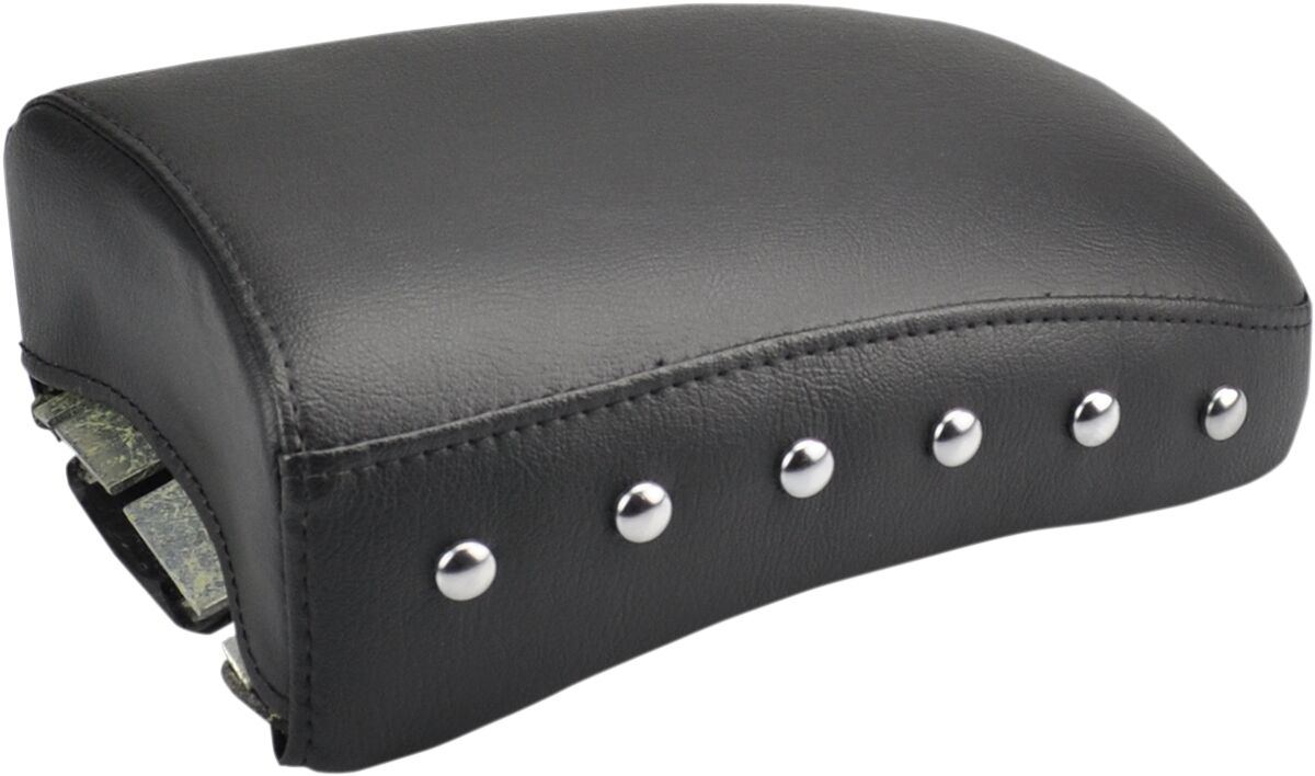 SADDLEMEN SOLO PILLION PAD RENEGADET TOUR REAR VINYL STUDDED BLACK|NATURAL 882-09-015