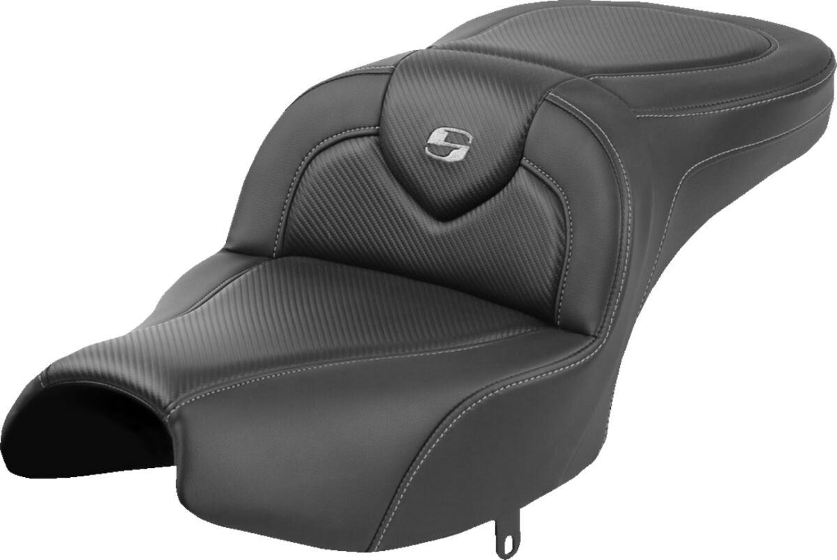 SADDLEMEN RoadsofaT Seat - Without Backrest - Black - Carbon Fiber I22-02-185