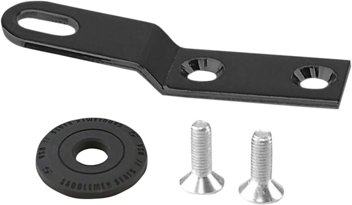 SADDLEMEN BRACKET SEAT BLACK 1/4-28 10545BB
