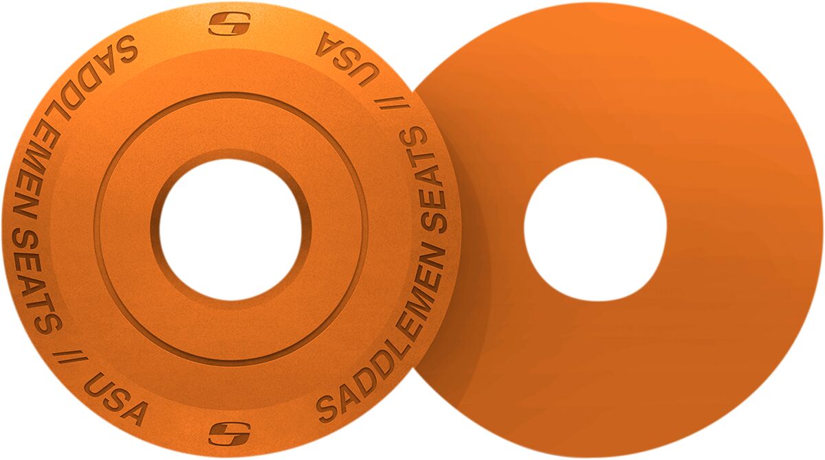 SADDLEMEN SEAT FENDER WASHER ORANGE 14707OE