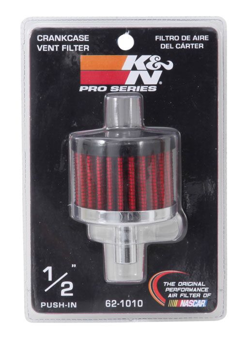 K&N CRANKCASE VENT FILTER 1/2" 62-1010