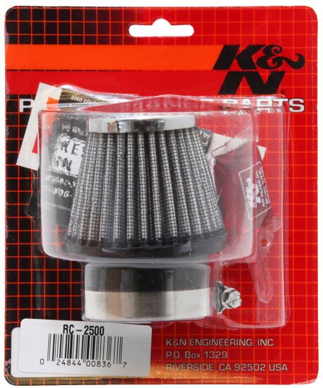 K&N AIR FILTER CLAMP-ON 49mm RC-2500