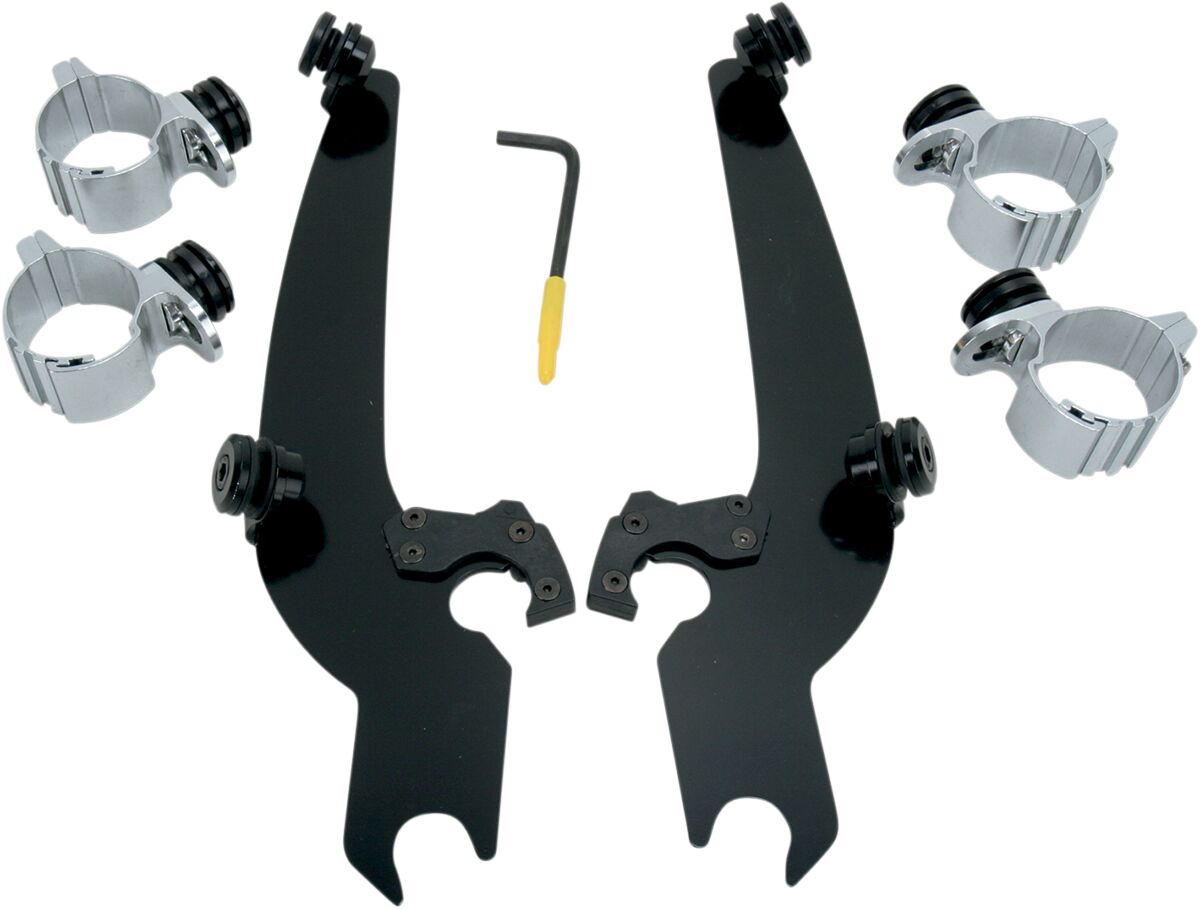Memphis Shades MOUNTING KIT TRIGGER-LOCK SPORTSHIELD-WINDSHIELD BLACK MEB8919