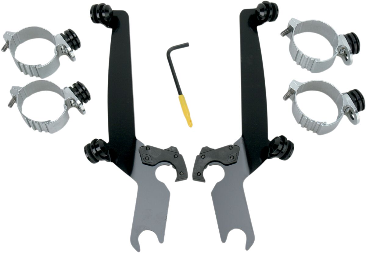 Memphis Shades MOUNTING KIT TRIGGER-LOCK SPORTSHIELD-WINDSHIELD BLACK MEB8928