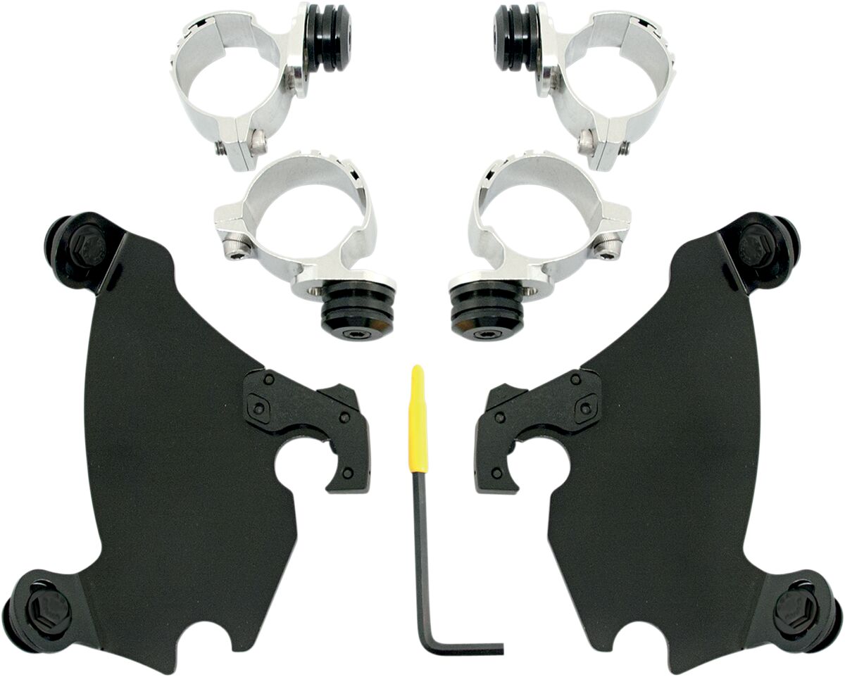 Memphis Shades MOUNTING KIT TRIGGER-LOCK GAUNTLET-FAIRING BLACK MEB1981