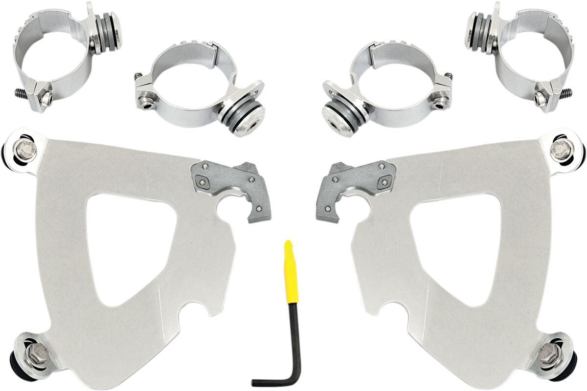 Memphis Shades MOUNTING KIT TRIGGER-LOCK GAUNTLET FAIRING POLISHED MEK1993