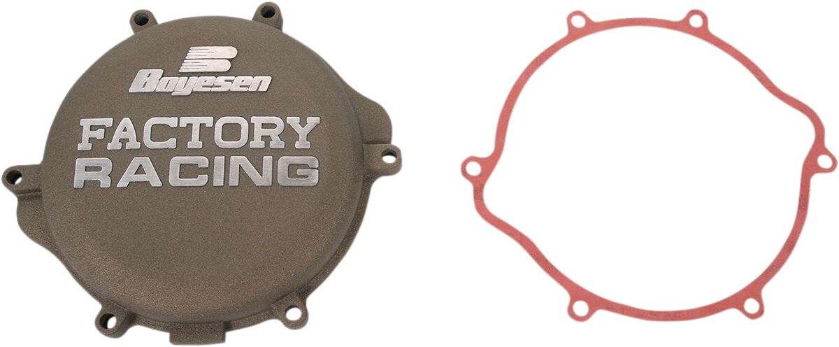 BOYESEN CLUTCH COVER FACTORY RACING ALUMINUM REPLACEMENT MAGNESIUM CC-21AM
